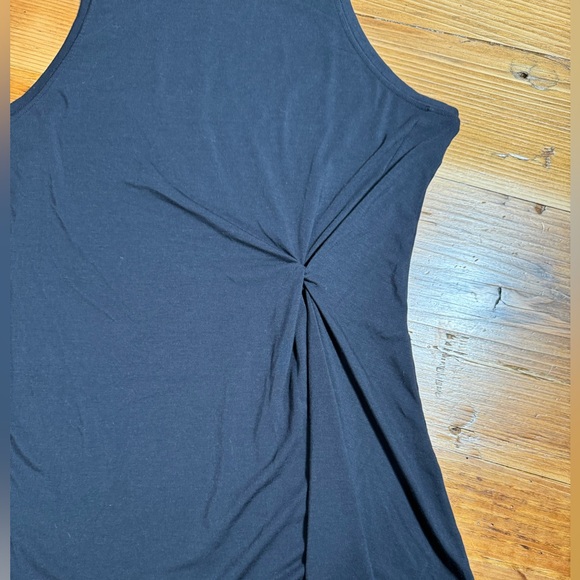 Athleta Women’s Radiate Twist Tank Top Cami Long Black Soft Tencel/Modal Blend M - Picture 6 of 11